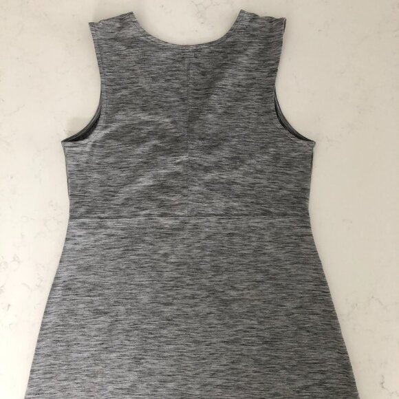 Eddie Bauer Travex Aster Tie The Knot Slvless VNk Exercise Dress Grey Sz S - Picture 7 of 11